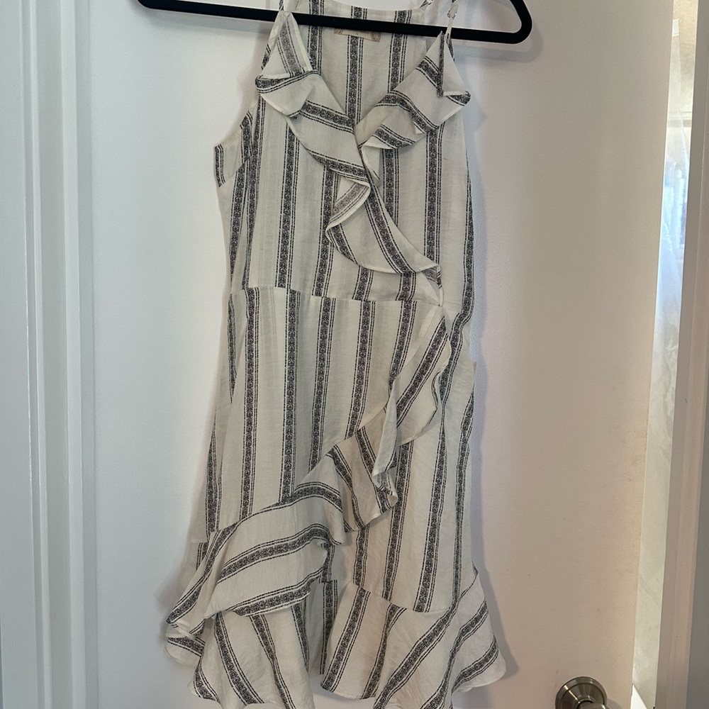 Altar'd State Black and White Asymmetrical Dress